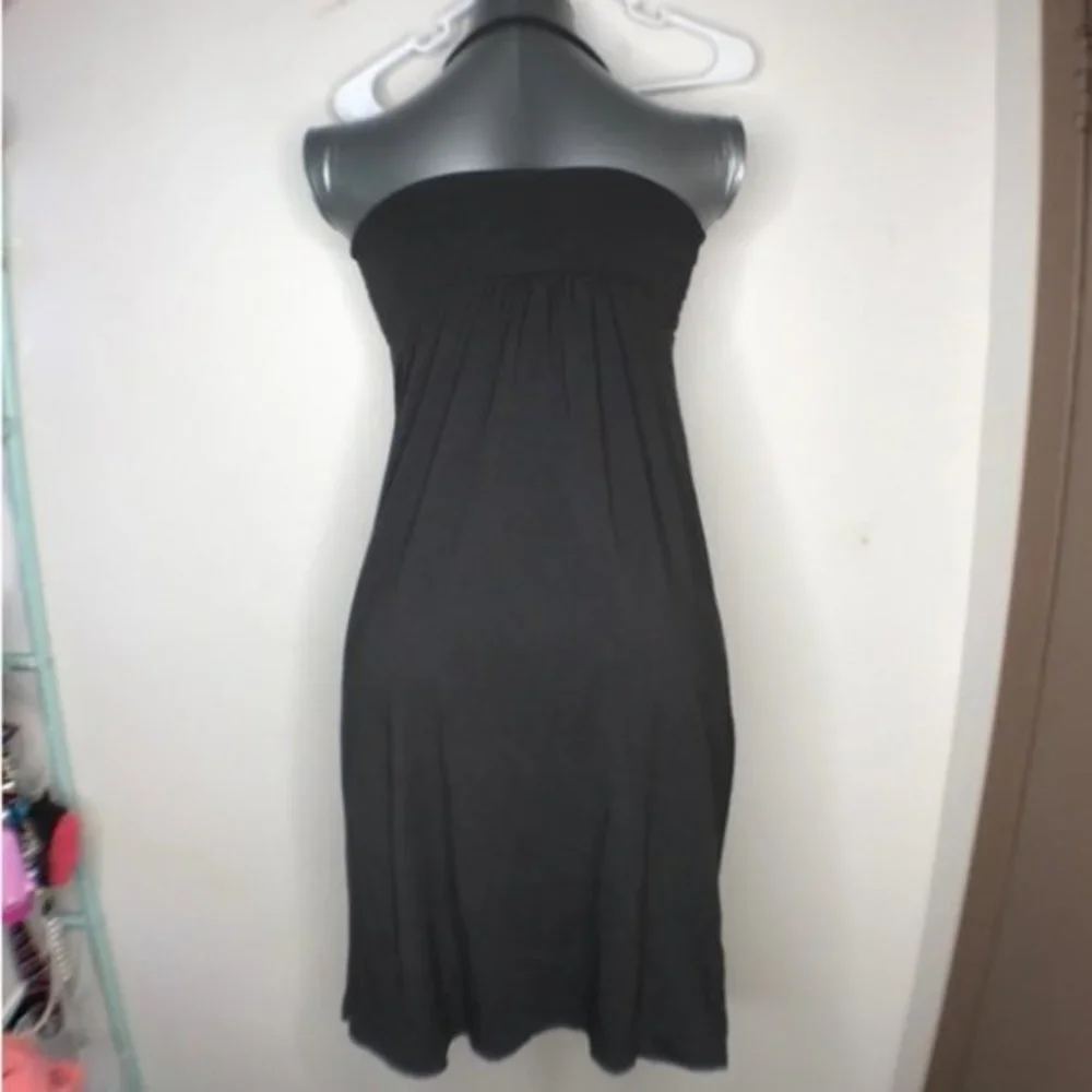 J Crew Dark Gray Convertible Halter Dress … - Picture 7 of 7